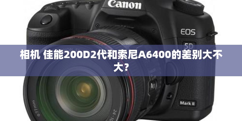 相机 佳能200D2代和索尼A6400的差别大不大？