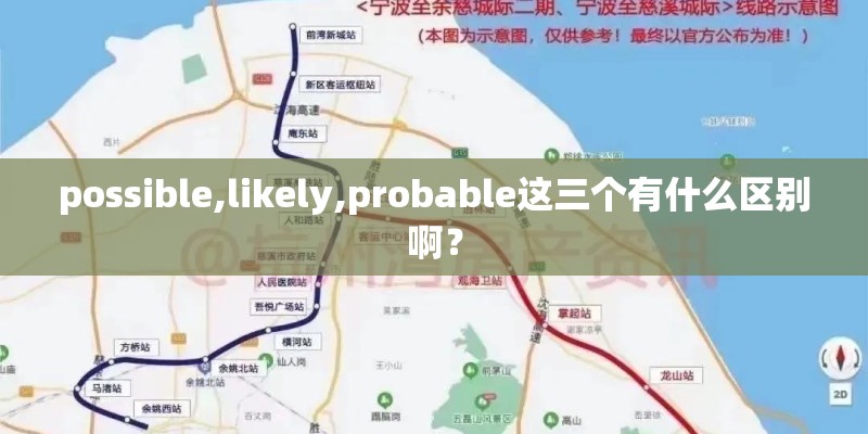possible,likely,probable这三个有什么区别啊？
