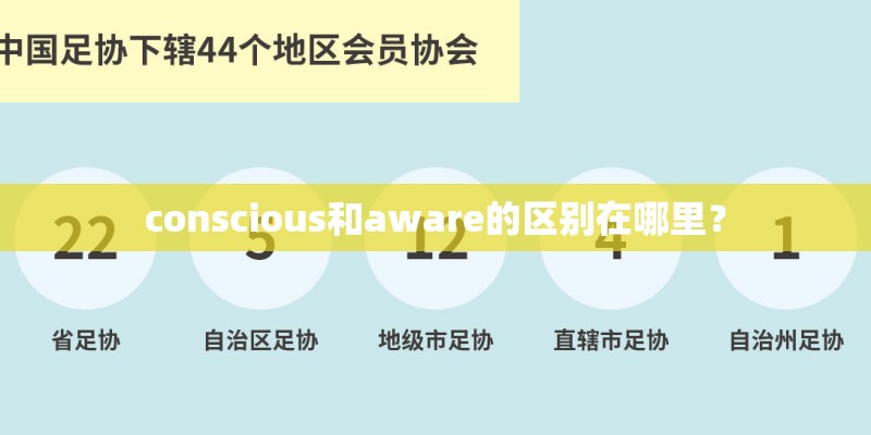 conscious和aware的区别在哪里？