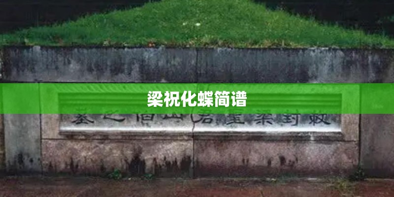 梁祝化蝶简谱