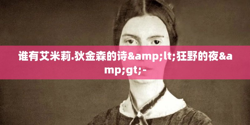 谁有艾米莉.狄金森的诗<狂野的夜>-